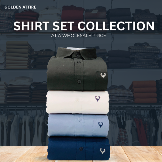 Branded Everyday Formal Shirt Collection (Combo of 4)