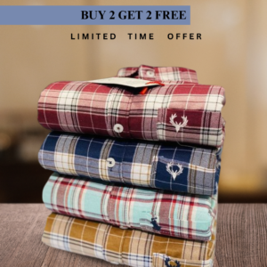 Branded Everyday Check Formal Shirt Collection (Combo of 4)