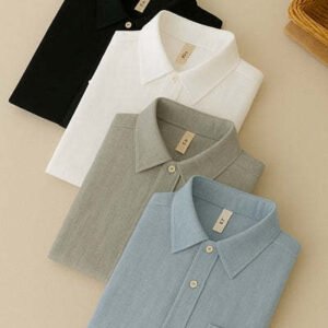 Branded Dailywear Men's Premium Linen Shirts (Combo Of 4)