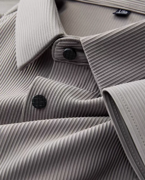 Alpha Men's Striped Shirt (Pack of 4) - Image 4